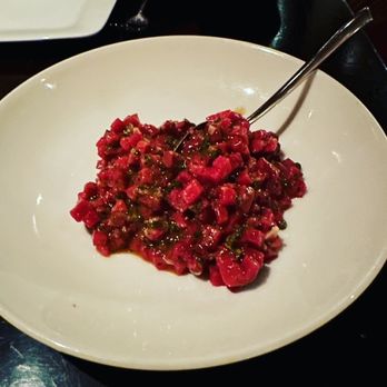Bazaar Meat by José Andrés - Steak tartare (after preparation) - Steakhouses Near Me - Las Vegas, Nevada