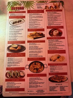 Menu photo 2 Havana Beach Miami Beach, FL