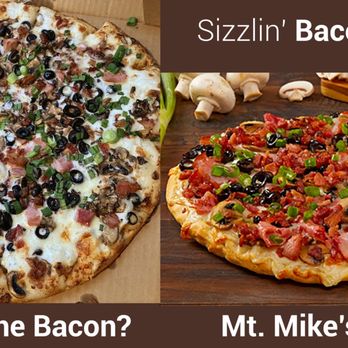 Mountain Mike's Pizza - Which pizza has enough bacon to be called a Sizzlin' Bacon Classic? - Pizza Near Me - Lake Forest, California