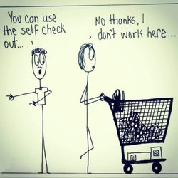 Giant Food - We dont work for the store open more lanes , and stop the standing behind the REGISTERS doing nothing .