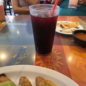 El Fortin Restaurant - Jamaica agua fresca - Mexican Near Me - Fullerton, California