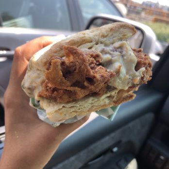 Fowl + Fare - Chicken in a Biscuit! With Veggies Gravy! - Sandwiches Near Me - Alameda , California