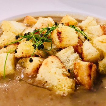 Mangia Toscano - Lentil soup with house prepared croutons - Italian Near Me - Metuchen, New Jersey