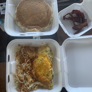 Park Place Cafe - Veggie omelette hash browns pancakes side of bacon - Breakfast & Brunch Near Me - Milwaukee, Wisconsin Park Place Cafe - Veggie omelette hash browns pancakes side of bacon - Breakfast & Brunch Near Me - Milwaukee, Wisconsin