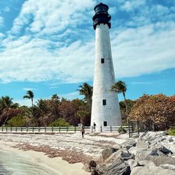 Cape Florida Lighthouse - View from the beach