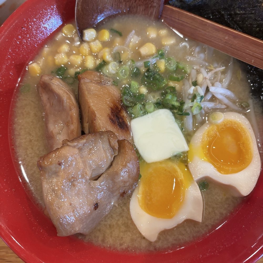 Chicken miso ramen