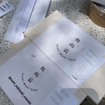 Sushi Wabi Sabi - Beautiful packaging - Sushi Bars Near Me - Costa Mesa, California Sushi Wabi Sabi - Beautiful packaging - Sushi Bars Near Me - Costa Mesa, California