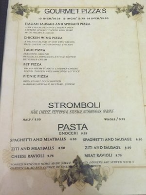 Menu photo 1 Tony's Pizzeria Pittston, PA Menu photo 1 Tony's Pizzeria Pittston, PA