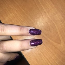 Diva Nail salon - this is both my ring fingers that are also completely different