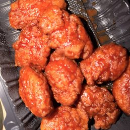 Boneless bbq wings