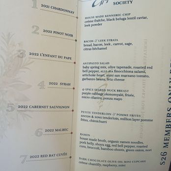 Le Cuvier Winery - Flight menu - Wineries Near Me - Paso Robles, California