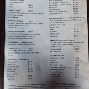 Horse Brass Pub - Menu - British Near Me - Portland, Oregon
