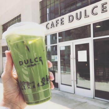 Cafe Dulce - Iced Matcha! - Coffee & Tea Near Me - Los Angeles, California