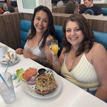 Siegel's Bagelmania - Sandra & Rachel enjoying their food and the whole experience!! - Delis Near Me - Las Vegas, Nevada Siegel's Bagelmania - Sandra & Rachel enjoying their food and the whole experience!! - Delis Near Me - Las Vegas, Nevada