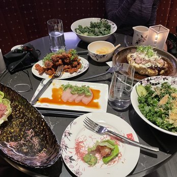 Fuhu - Cod cups, yellow tail, fried chicken and kale salads. - Asian Fusion Near Me - Las Vegas, Nevada Fuhu - Cod cups, yellow tail, fried chicken and kale salads. - Asian Fusion Near Me - Las Vegas, Nevada