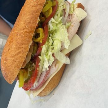 Jersey Mike's Subs - Club sub-switched the ham for salami & did Swiss instead of provolone. - Sandwiches Near Me - Woodland, California Jersey Mike's Subs - Club sub-switched the ham for salami & did Swiss instead of provolone. - Sandwiches Near Me - Woodland, California