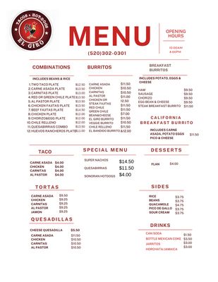 Menu photo 1 El Giro Tucson, AZ Menu photo 1 El Giro Tucson, AZ