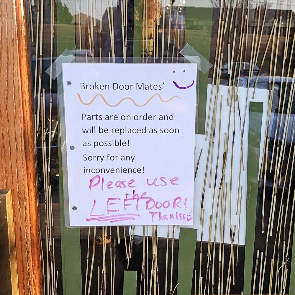 Outback Steakhouse - One of the entrance doors was broken. - Steakhouses Near Me - Danville, Virginia