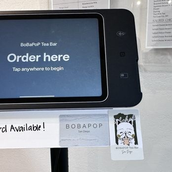 Elite Experience: BoBaPoP Tea Bar - Kiosk and option for gift card - Yelp Events Near Me - San Marcos, California