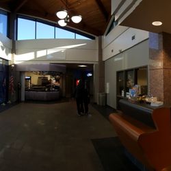 St. Cloud Regional Airport - The only hot food in the airport, it's BEFORE security. After security, there is ONLY a vending machine!