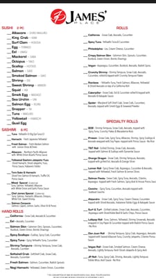 Menu photo 8 James Place San Diego, CA Menu photo 8 James Place San Diego, CA