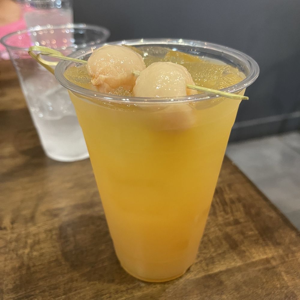 OMELI Kitchen - Tra Le Chi ( Lychee Peach Iced Tea - Vietnamese Near Me - Fullerton, California OMELI Kitchen - Tra Le Chi ( Lychee Peach Iced Tea - Vietnamese Near Me - Fullerton, California