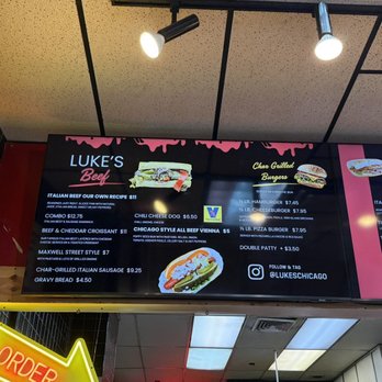 Luke's Italian Beef - menu - Italian Near Me - Chicago, Illinois Luke's Italian Beef - menu - Italian Near Me - Chicago, Illinois