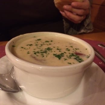 Chalet Landhaus Inn - Potato bacon soup. - Hotels Near Me - New Glarus, Wisconsin Chalet Landhaus Inn - Potato bacon soup. - Hotels Near Me - New Glarus, Wisconsin