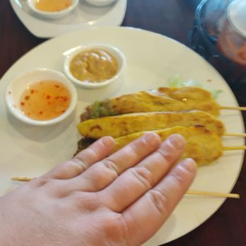 Thai Wok In - Chicken satay delicious great juicy chicken - Thai Near Me - Montgomery, Texas