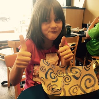Roly Poly Augusta - Two thumbs up for her kids meal. Chicken and cheese - Sandwiches Near Me - Augusta, Georgia