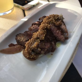 Bravas Bar de Tapas - Skirt Steak , Red Onion Marmalade , Valdeon Cheese - Spanish Near Me - Healdsburg, California