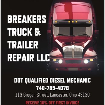 Breakers Truck and Trailer Repair - Commercial Truck Repair Near Me - Lancaster, Ohio Breakers Truck and Trailer Repair - Commercial Truck Repair Near Me - Lancaster, Ohio