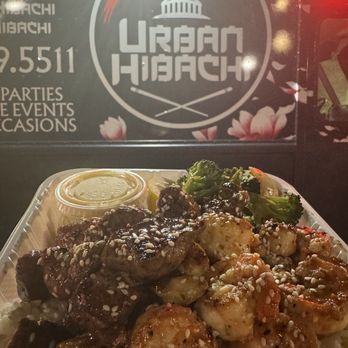 Urban Hibachi - Teriyaki Combo (shrimp and steak) - Food Trucks Near Me - Manassas, Virginia Urban Hibachi - Teriyaki Combo (shrimp and steak) - Food Trucks Near Me - Manassas, Virginia