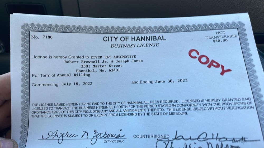 RIVER RAT AUTOMOTIVE Updated June 2024 3501 Market St, Hannibal