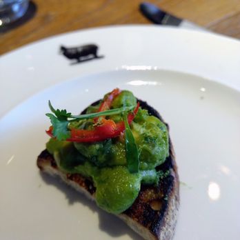 Queensyard - Avocado Toast on house made sourdough - Modern European Near Me - New York, New York Queensyard - Avocado Toast on house made sourdough - Modern European Near Me - New York, New York