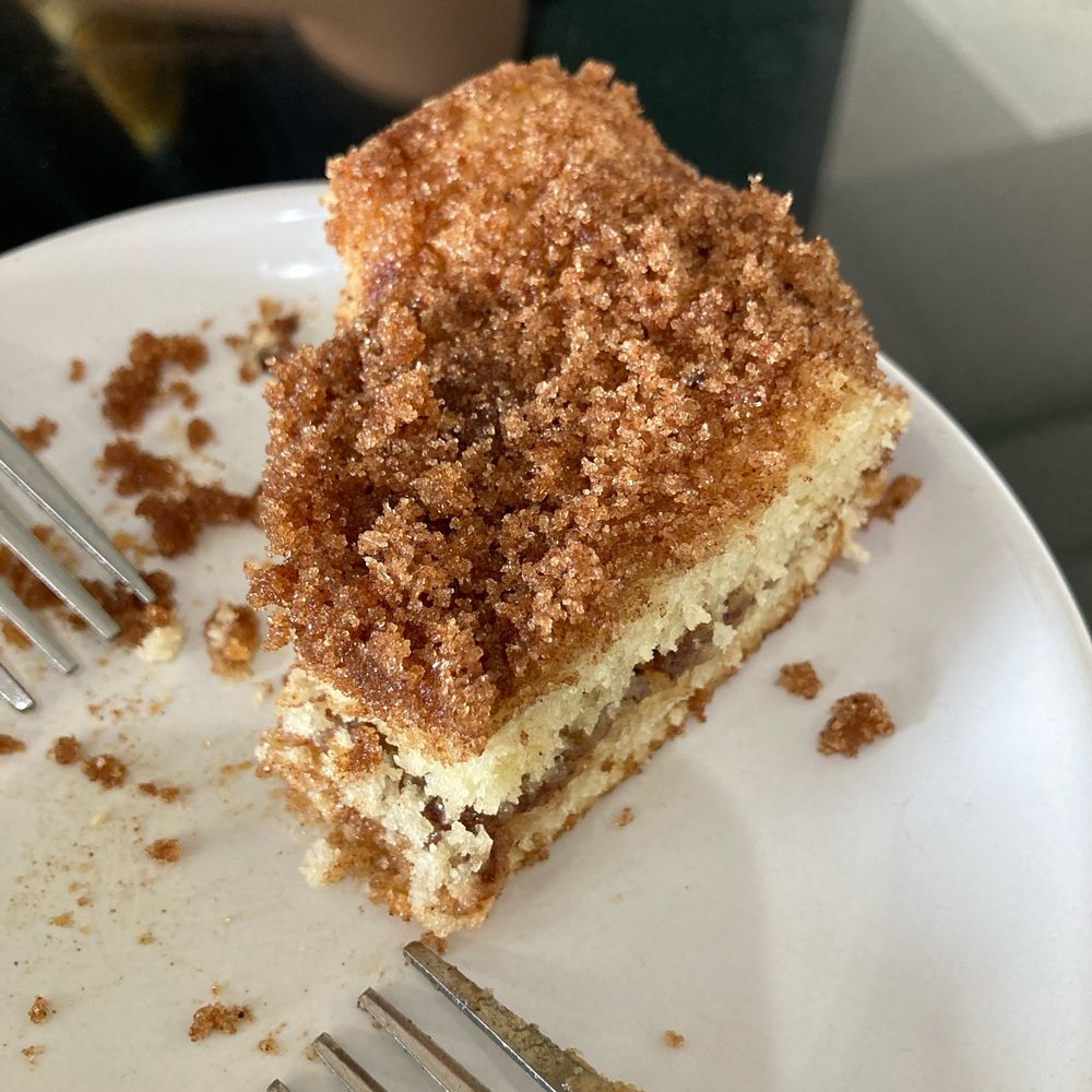 The Oaks - A scrumptious coffee cake! Very delicious! - Coffee & Tea Near Me - Midland, Texas The Oaks - A scrumptious coffee cake! Very delicious! - Coffee & Tea Near Me - Midland, Texas