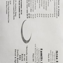 Mr. Pizza - June 2023 Menu price