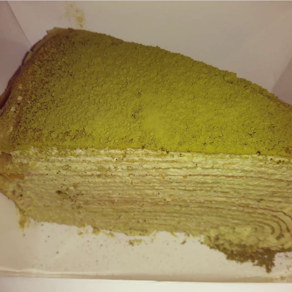 Kung Fu Tea - Green tea crepes cake - Coffee & Tea Near Me - Denver, Colorado Kung Fu Tea - Green tea crepes cake - Coffee & Tea Near Me - Denver, Colorado