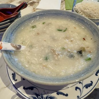 Malacca Cafe - Pork and thousand year old egg porridge - Malaysian Near Me - Southlake, Texas Malacca Cafe - Pork and thousand year old egg porridge - Malaysian Near Me - Southlake, Texas