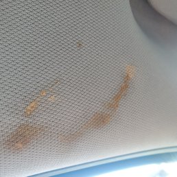 Stain right next to where your head should be. Smelled like day old cheese and fatty fingers. Stain right next to where your head should be. Smelled like day old cheese and fatty fingers.