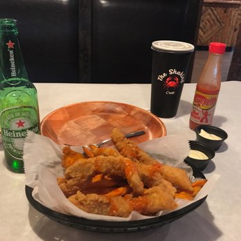 Shaking Crab - Fried Catfish, sweet potatoes fries, tar tar sauce - Cajun/Creole Near Me - Virginia Beach, Virginia Shaking Crab - Fried Catfish, sweet potatoes fries, tar tar sauce - Cajun/Creole Near Me - Virginia Beach, Virginia