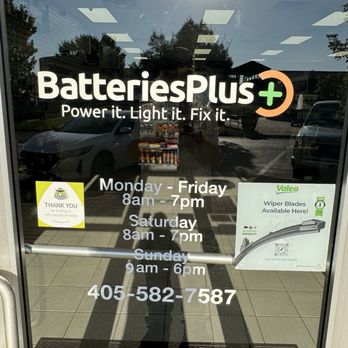 Batteries Plus - Store hours - Battery Stores Near Me - Midwest City, Oklahoma Batteries Plus - Store hours - Battery Stores Near Me - Midwest City, Oklahoma