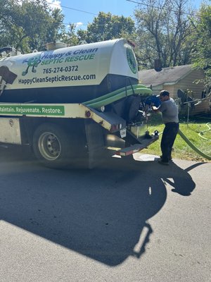 Happy and Clean Septic Rescue Logo