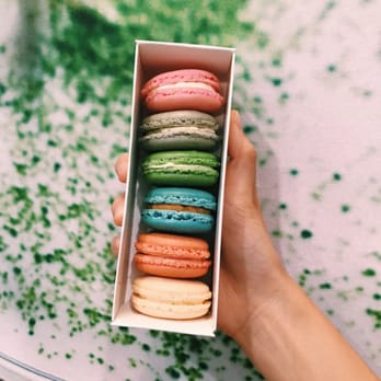 7 Leaves Cafe - Set of macarons - Coffee & Tea Near Me - Irvine, California