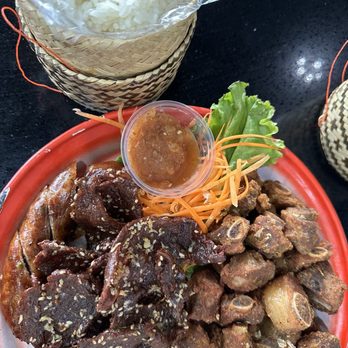 Sweet Rice - Sweet Rice Mix Plate - Laotian Near Me - Auburn, Washington Sweet Rice - Sweet Rice Mix Plate - Laotian Near Me - Auburn, Washington