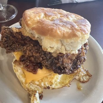 The Cenacle Bistro - Honey chicken biscuit - Coffee & Tea Near Me - Austell, Georgia