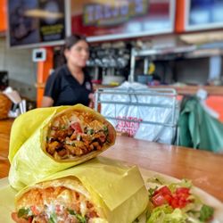 Trejo's Mexican Restaurant - Al pastor burrito, hold the frijoles