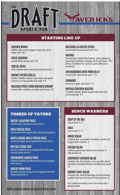 Menu photo 5 The Draft Sports Pub & Grill Pleasanton, CA Menu photo 5 The Draft Sports Pub & Grill Pleasanton, CA