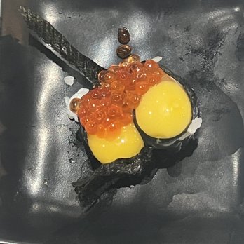 Umami - Ikura w/ quail egg - Japanese Near Me - Las Vegas, Nevada Umami - Ikura w/ quail egg - Japanese Near Me - Las Vegas, Nevada