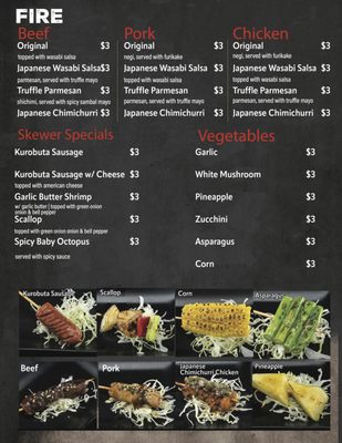 Menu photo 6 Catch and Fire Las Vegas, NV